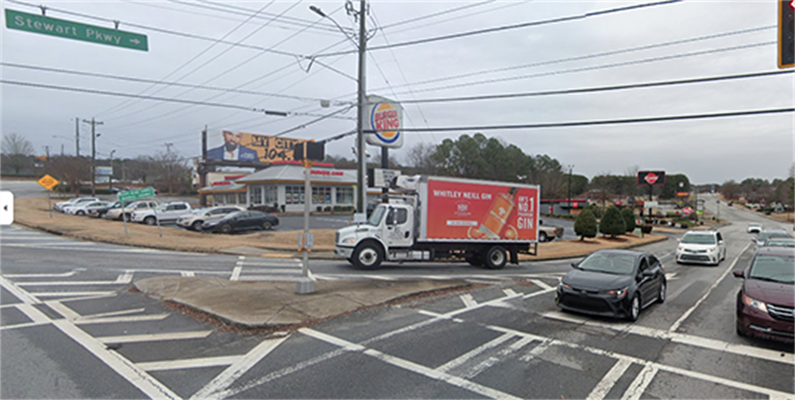 Stewart Pkwy at GA-5 intersection